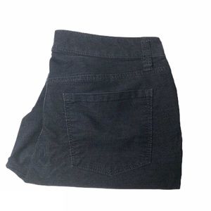 LOFT Factory Black Modern Skinny Corduroy Jeans